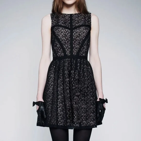 Erin By Erin Fetherston Dresses | Erin Fetherston Lace Overlay Dress | Color: Black/Pink | Size: 6 | Britbrodes's Closet Erin By Erin Fetherston Dresses | Erin Fetherston Lace Overlay Dress | Color: Black/Pink | Size: 6 | Britbrodes's Closet